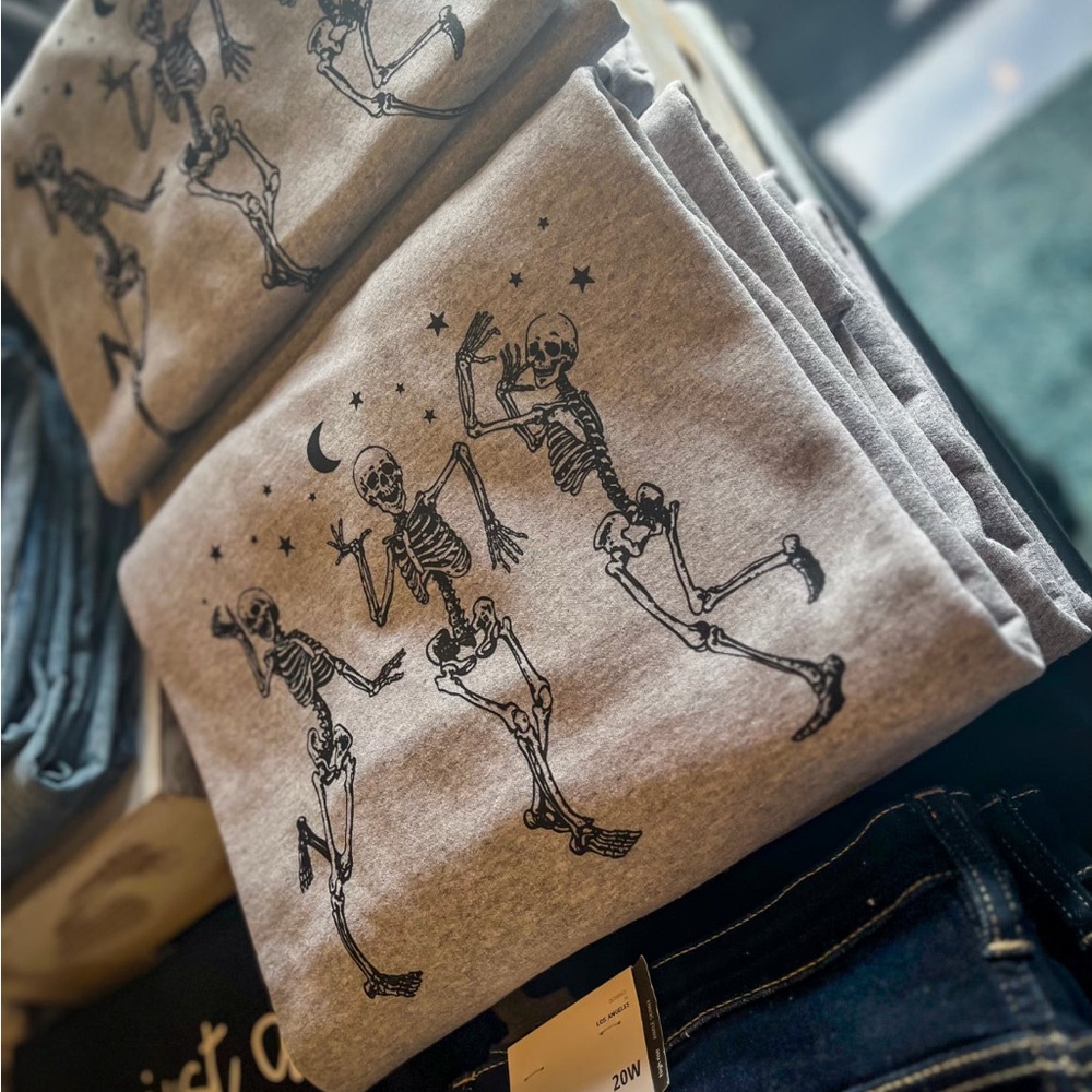 Dancing Skeleton Crewneck Sweatshirt